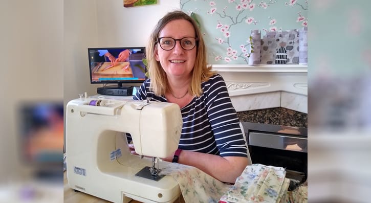 Another batch of masks made courtesy of SERC staff members Wendy Greenhill, General Study Support Worker, and Elaine McKeown, International Development Manager.
